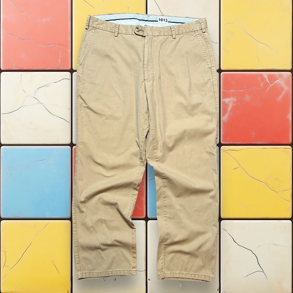 Peter Millar Other - Peter Millar Golf Performance‎ Pants Y2K Men 36 X 27 Beige Khaki Cotton Trousers
